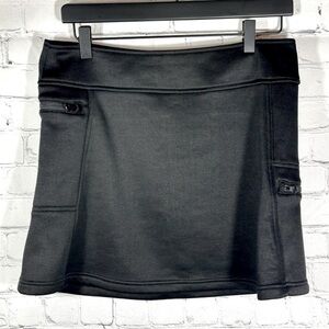 Heim-Made Black Fleece-Lined Skirt, Medium